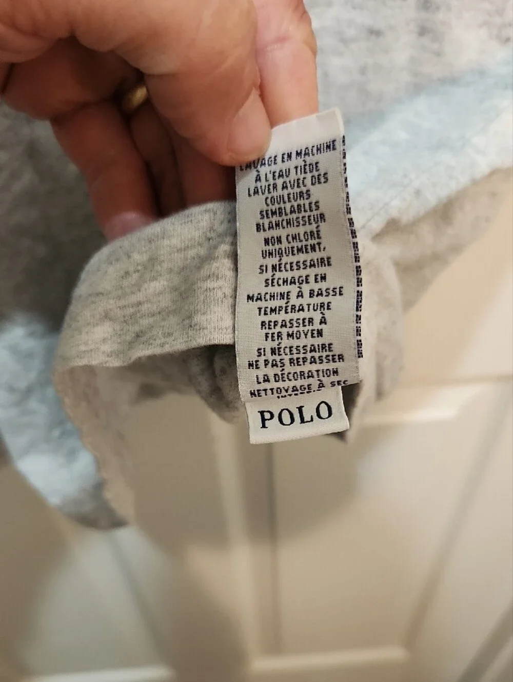 Polo by Ralph Lauren Light Heather Gray Crewneck Tee